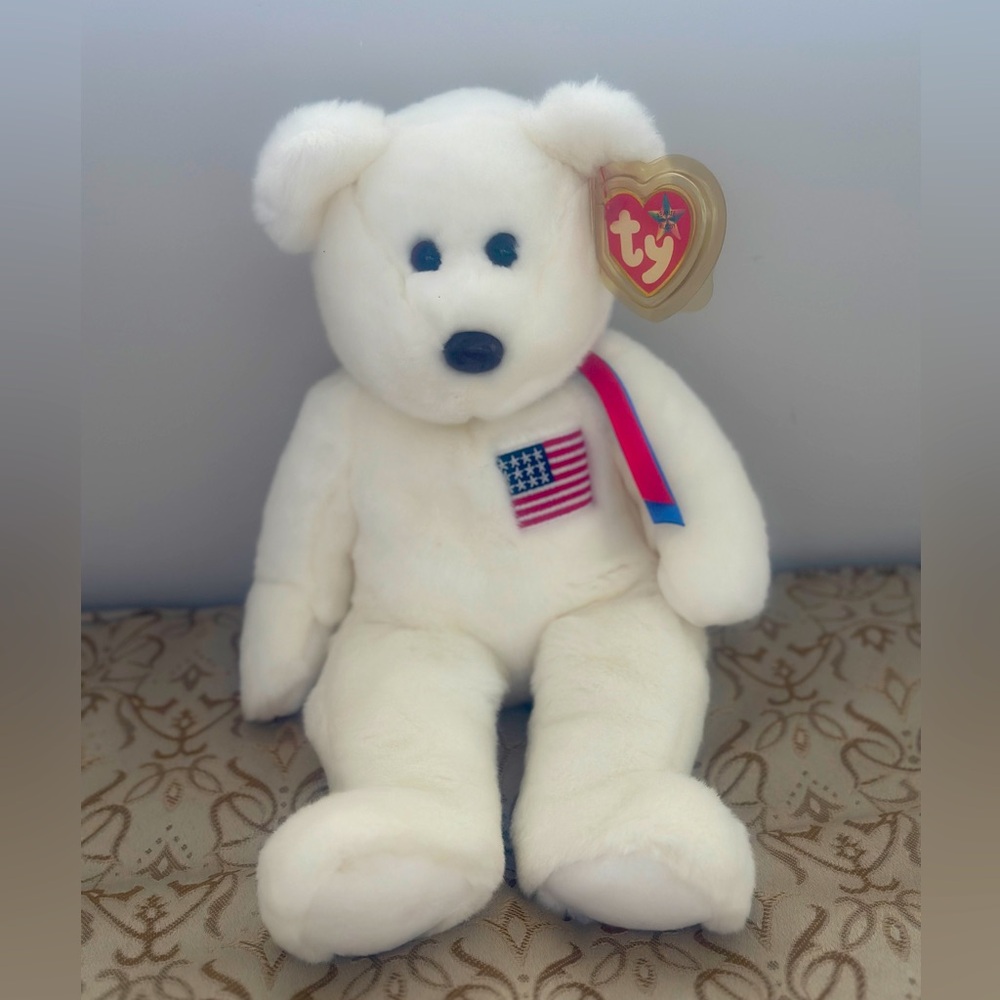 Rare Ty Beanie Baby Libearty Summer 1996 Atlanta, GA USA Errors